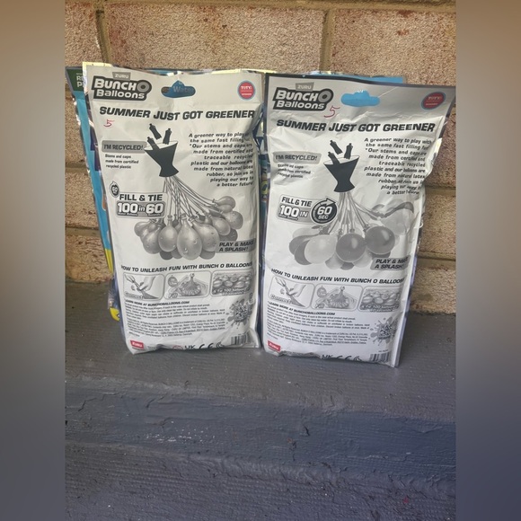 4 PACK Zuru Bunch O Balloons Water Balloons Assorted Colors (Count 100+) - Picture 3 of 3